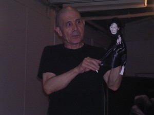 Yoshito with Kazuo puppet