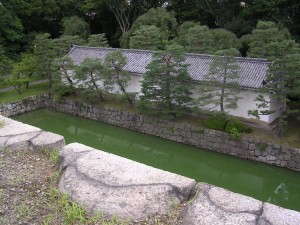 The moat, Nijo Castle, Kyoto, photo by jbg